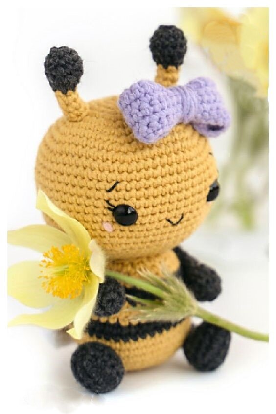 Knitting Amigurumi Spring Bee Free Pattern 13