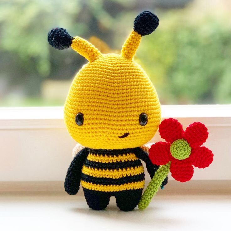 Knitting Amigurumi Spring Bee Free Pattern 14