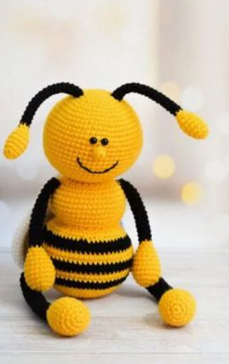 Knitting Amigurumi Spring Bee Free Pattern 15