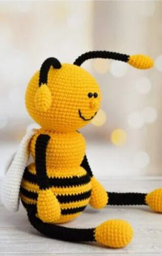 Knitting Amigurumi Spring Bee Free Pattern 16