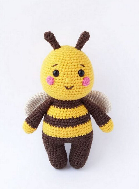 Knitting Amigurumi Spring Bee Free Pattern 3