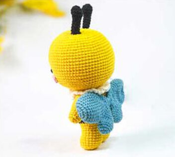 Knitting Amigurumi Spring Bee Free Pattern 8