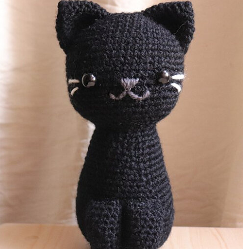 Knitting Baby Black Cat Free Pattern 3