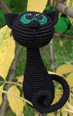 Knitting Baby Black Cat Free Pattern 4