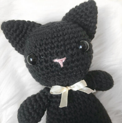 Knitting Baby Black Cat Free Pattern 6