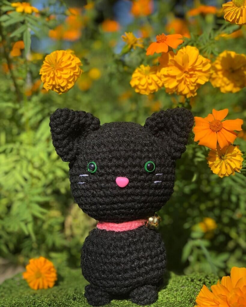 Knitting Baby Black Cat Free Pattern 7