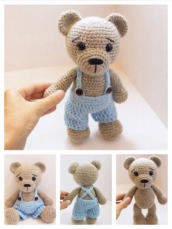 Knitting Bear Amigurumi Free Pattern 4