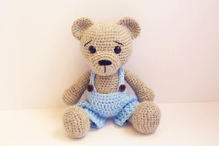 Knitting Bear Amigurumi Free Pattern 5