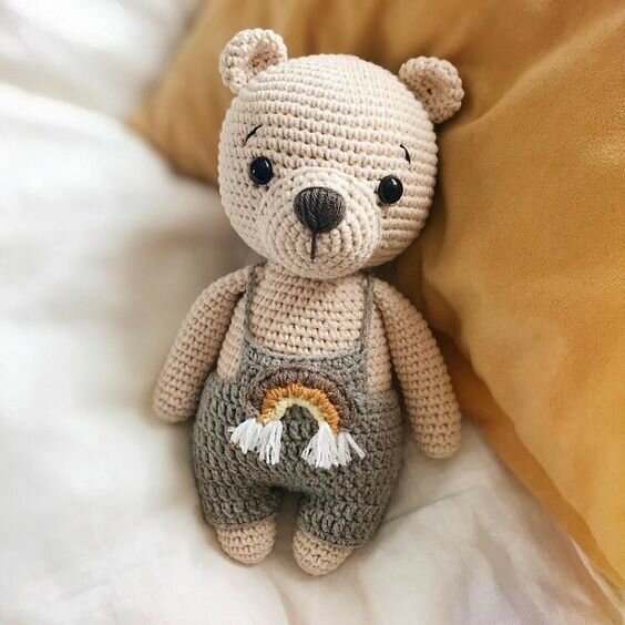 Knitting Bear Amigurumi Free Pattern 6