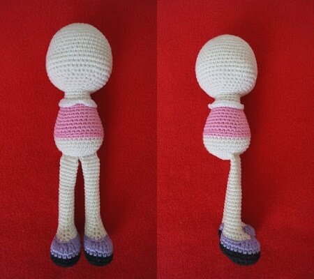 Knitting Doll Amigurumi Free Pattern 5