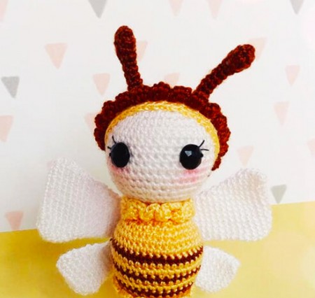 Knitting Mini Bee Free Pattern