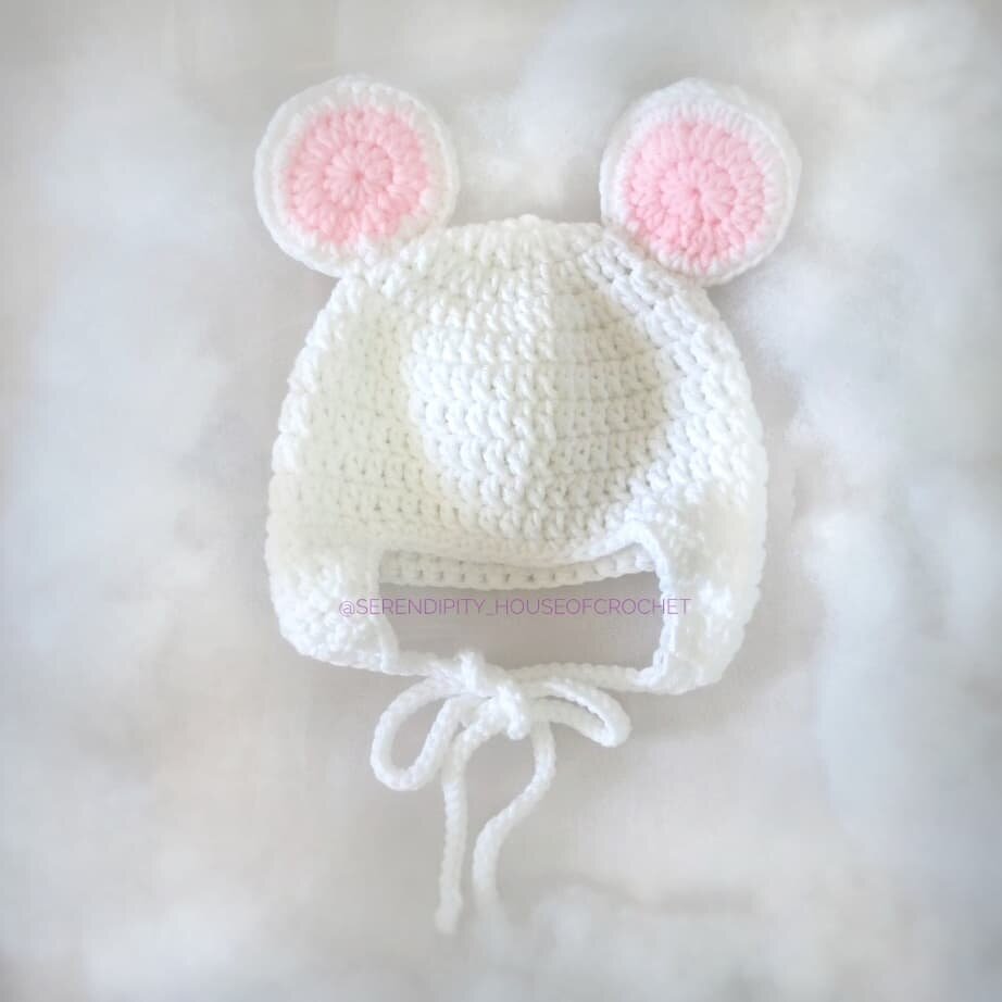 Knitting Mouse Hat Free Pattern 5