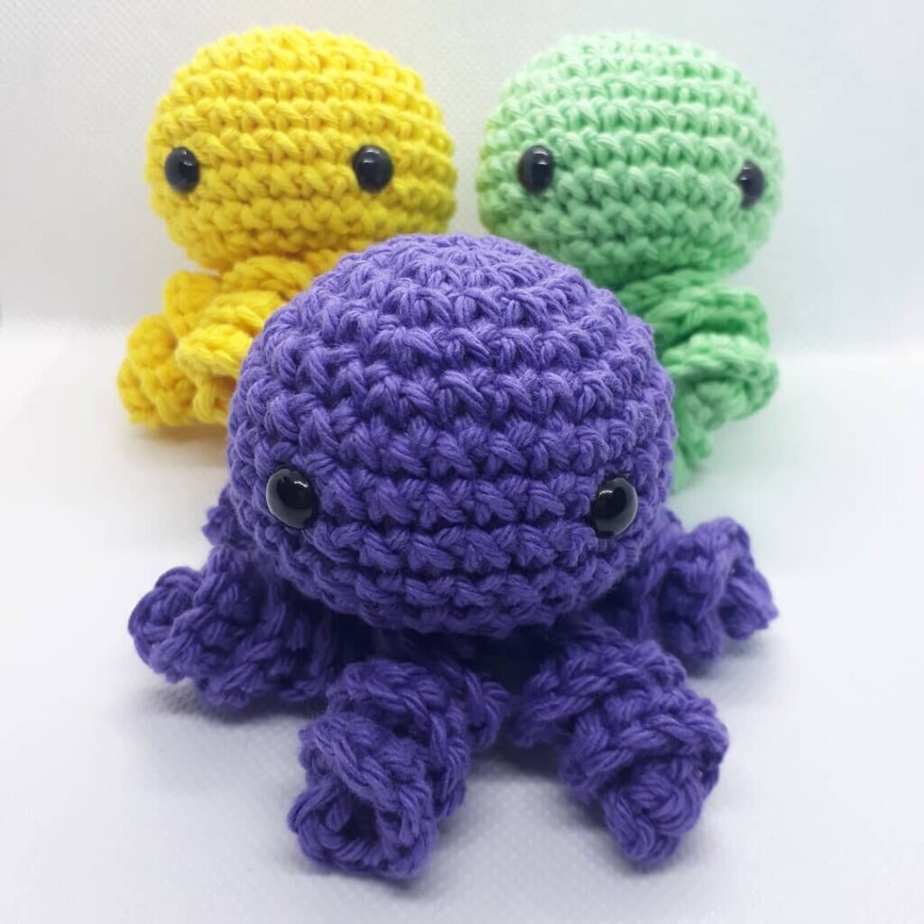 Knitting Octopus Amigurumi Free Pattern 4