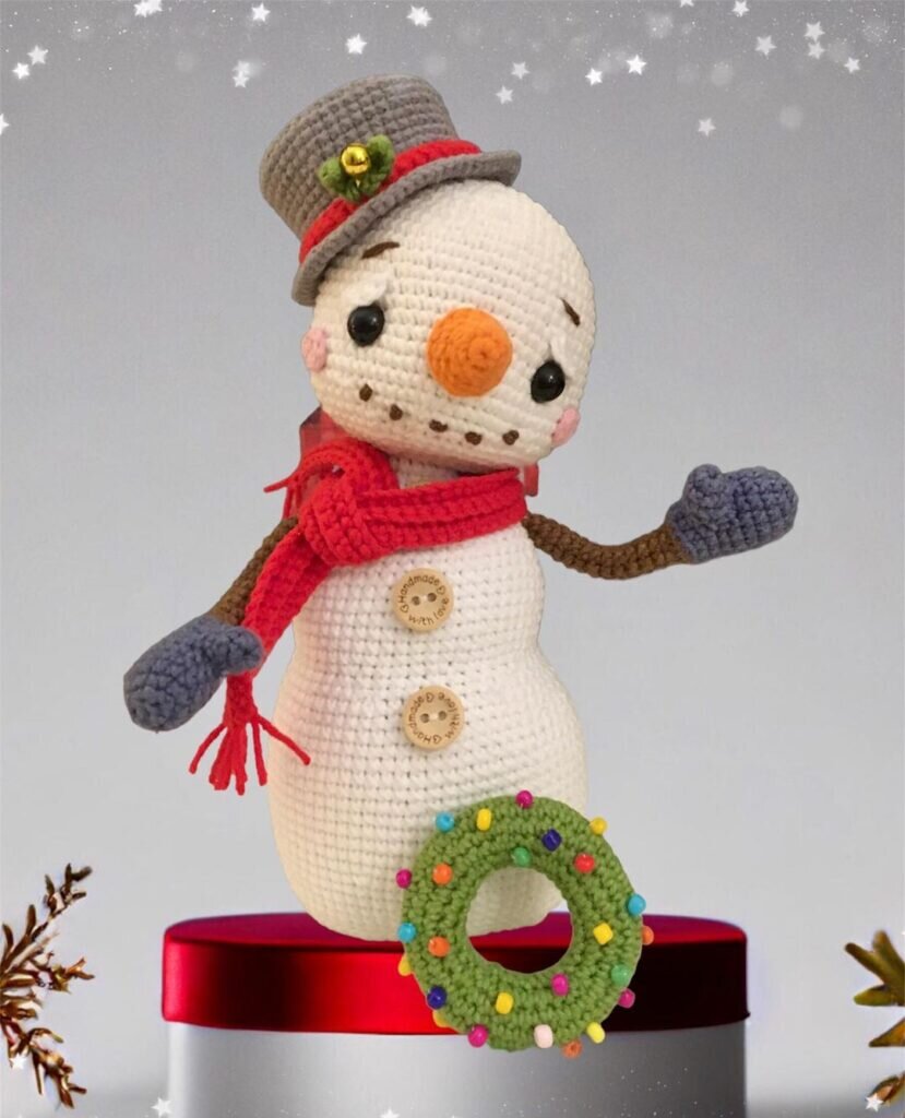 Knitting Snowman Amigurumi Free Pattern 3