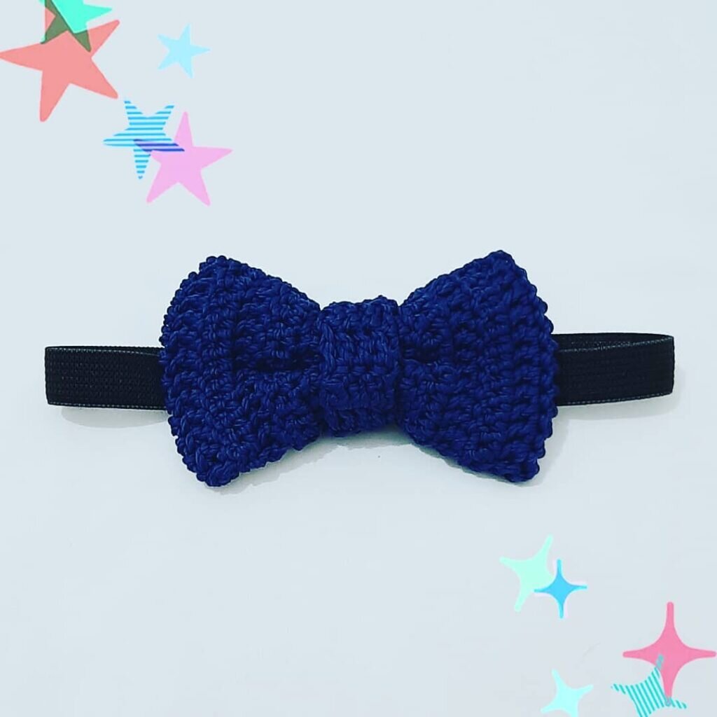 Knitting Tie and Crochet Bow Tie 8