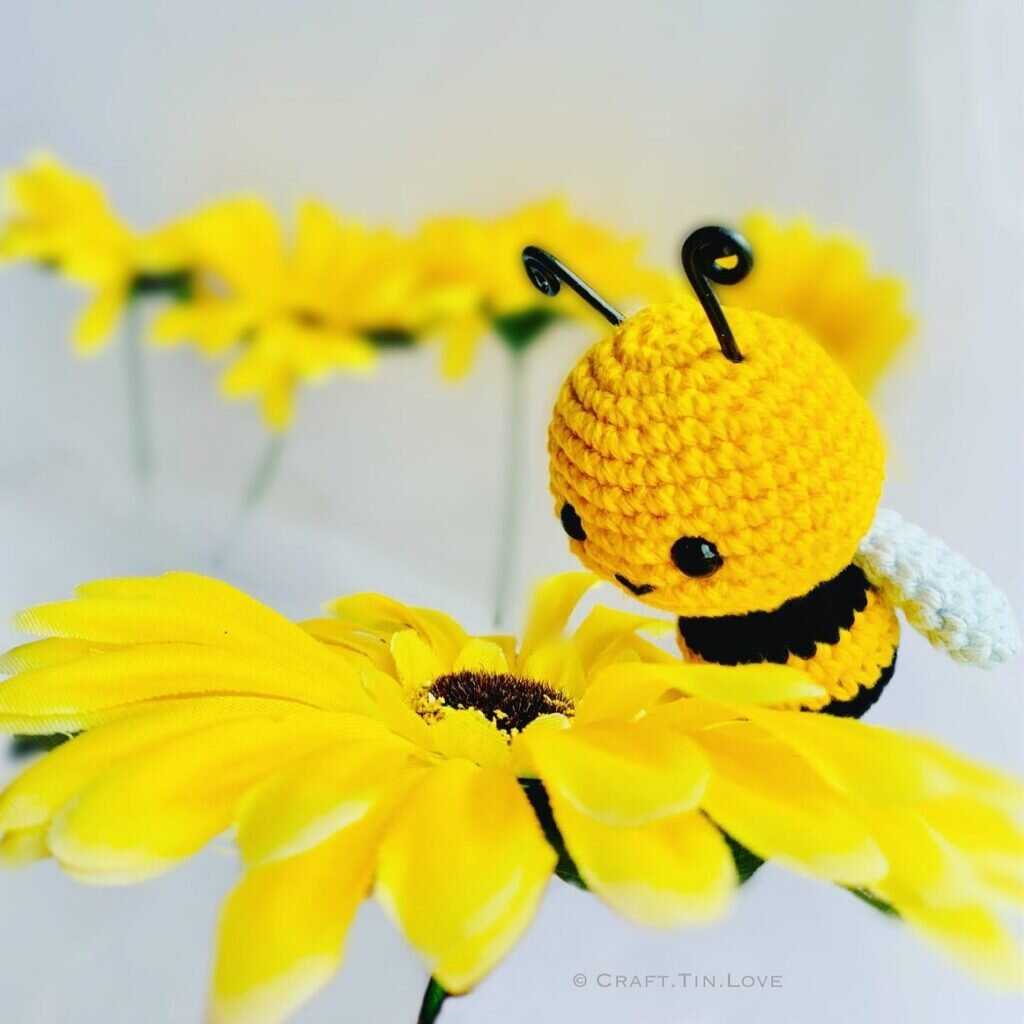 Knitting Toy Amigurumi Bee Pattern 8