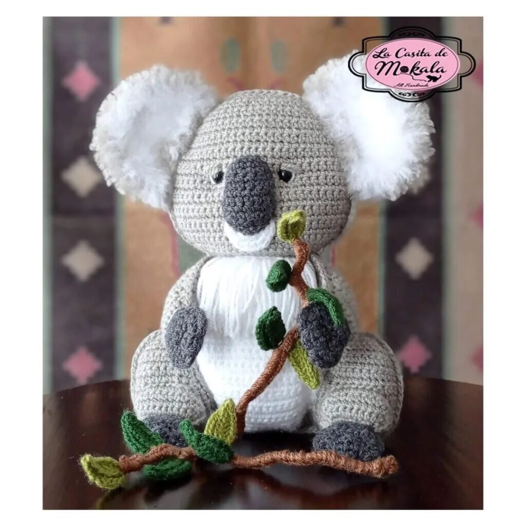 Knitting Toy Amigurumi Koala Free Pattern 5