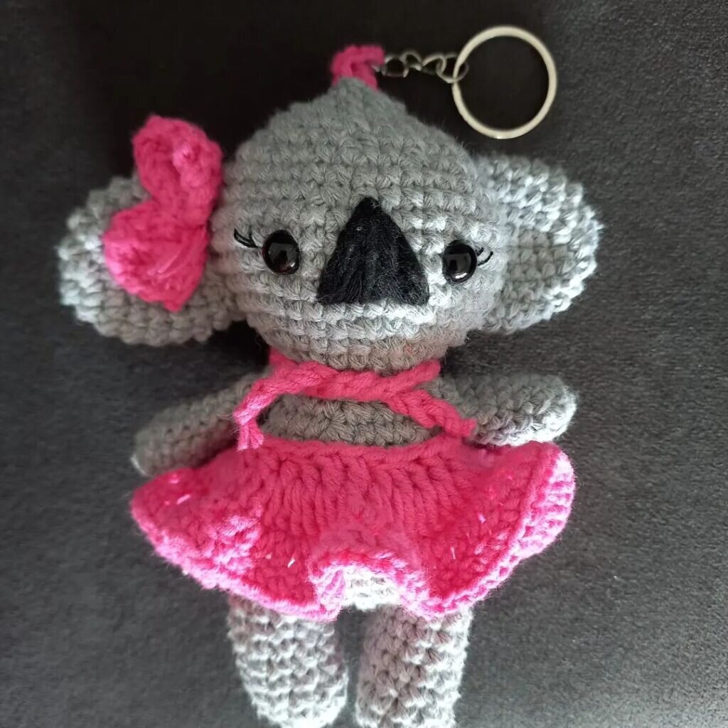 Knitting Toy Amigurumi Koala Free Pattern 9