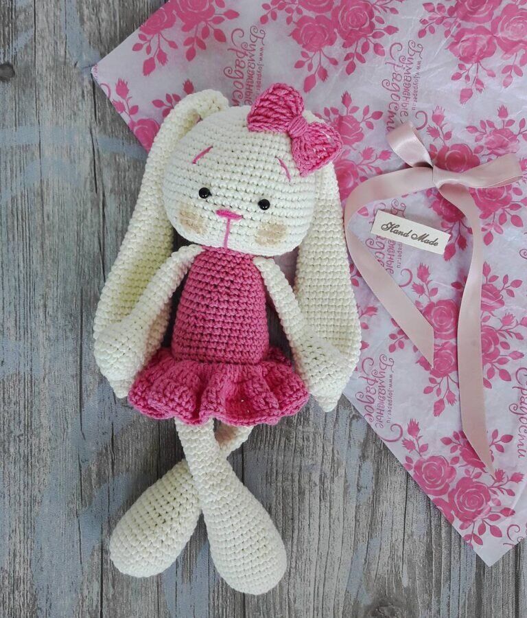 Knitting Toy Bunny Amigurumi Free Pattern 2