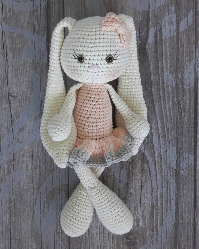 Knitting Toy Bunny Amigurumi Free Pattern 3