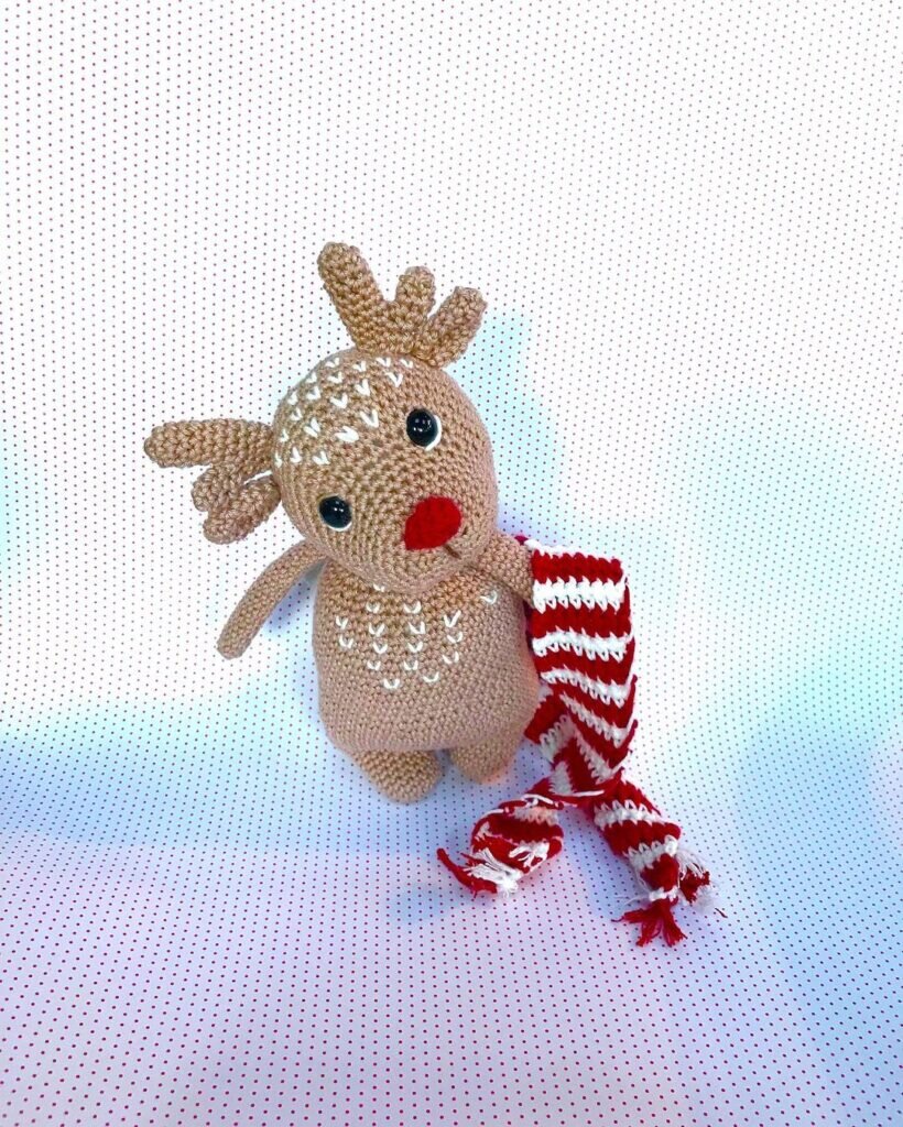 Knitting Toy Deer Free Pattern 5