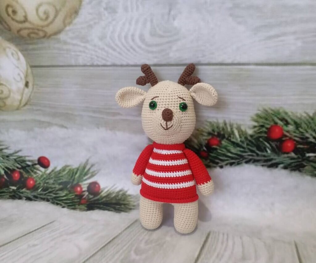 Knitting Toy Deer Free Pattern 6