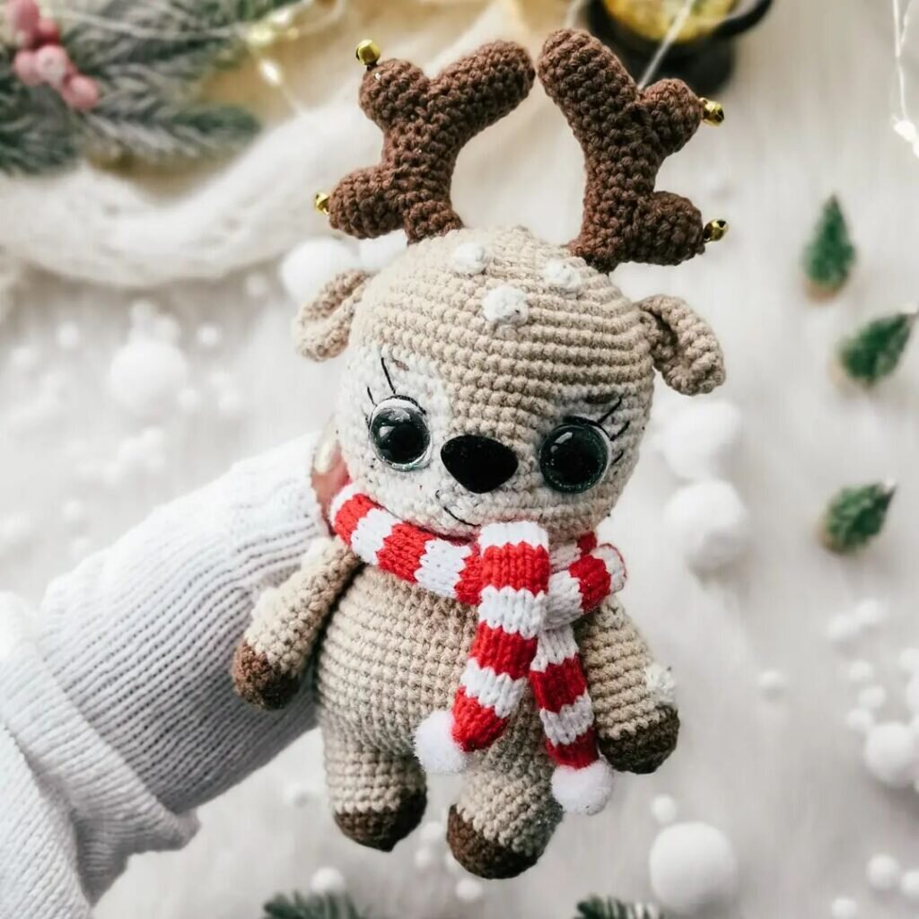 Knitting Toy Deer Free Pattern 8