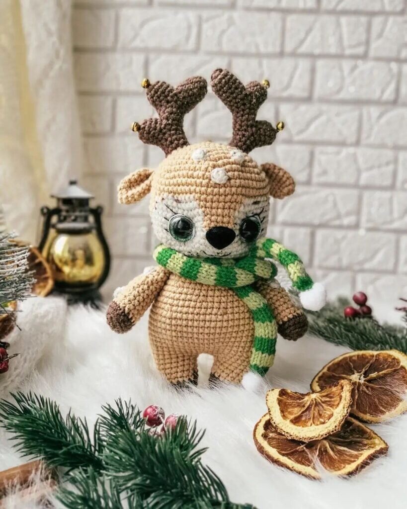 Knitting Toy Deer Free Pattern 9