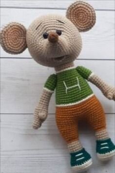 Knitting Toy Mouse Free Pattern 1