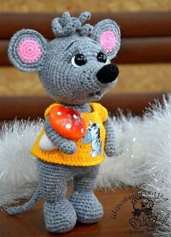 Knitting Toy Mouse Free Pattern 2