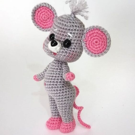 Knitting Toy Mouse Free Pattern 3