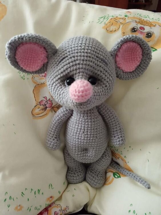 Knitting Toy Mouse Free Pattern 5