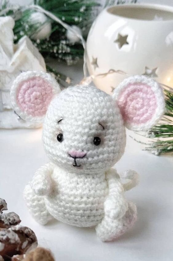 Knitting Toy Mouse Free Pattern 6