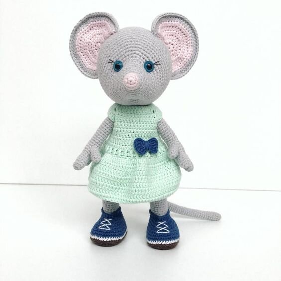 Knitting Toy Mouse Free Pattern 7