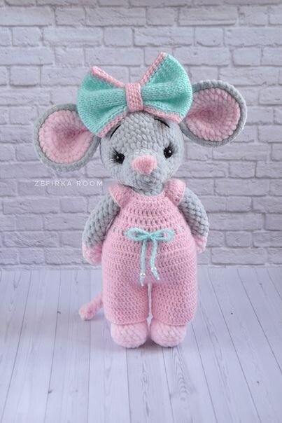 Knitting Toy Mouse Free Pattern 9