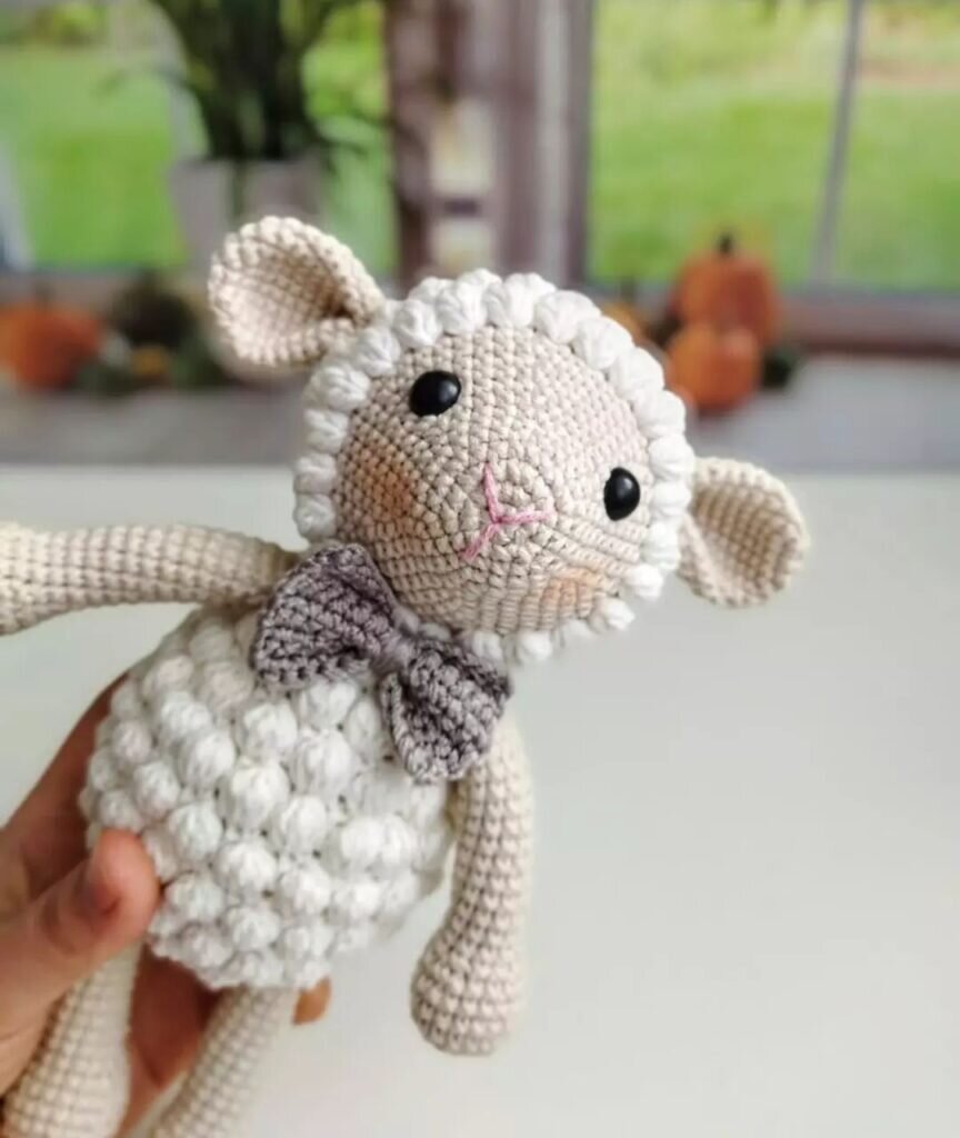 Knitting Toy Sheep Amigurumi Pattern 7