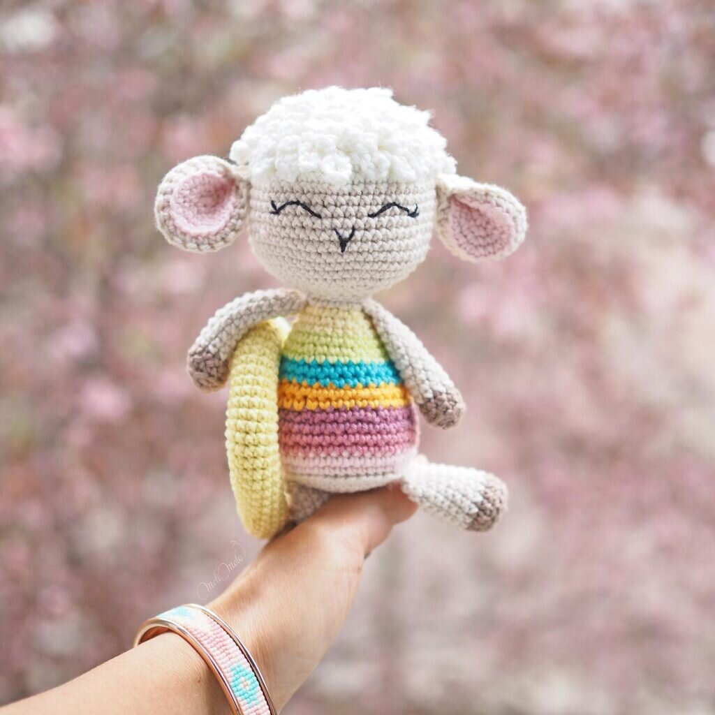 Knitting Toy Sheep Amigurumi Pattern 8