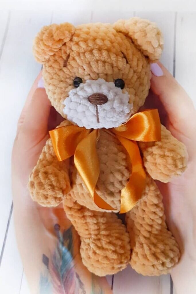 Knitting Toy Teddy Bear Free Crochet Pattern 1