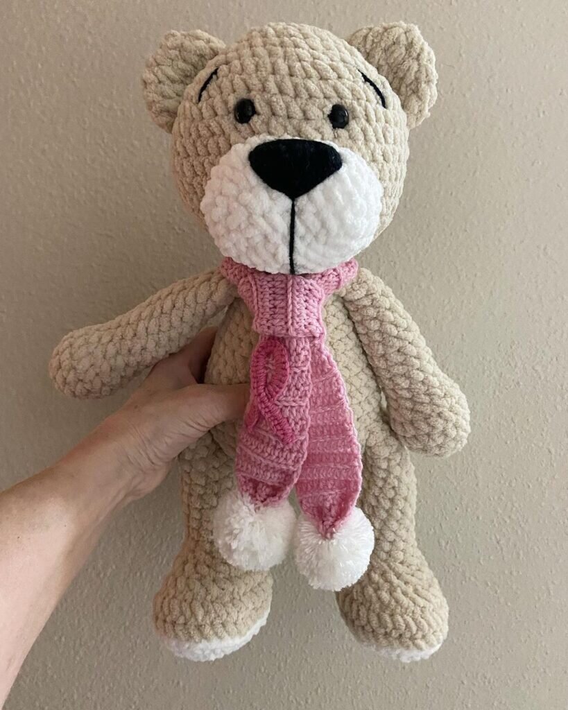 Knitting Toy Teddy Bear Free Crochet Pattern 2