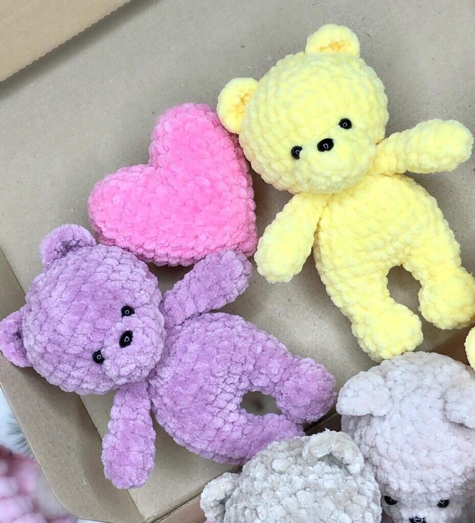 Knitting Toy Teddy Bear Free Crochet Pattern 5