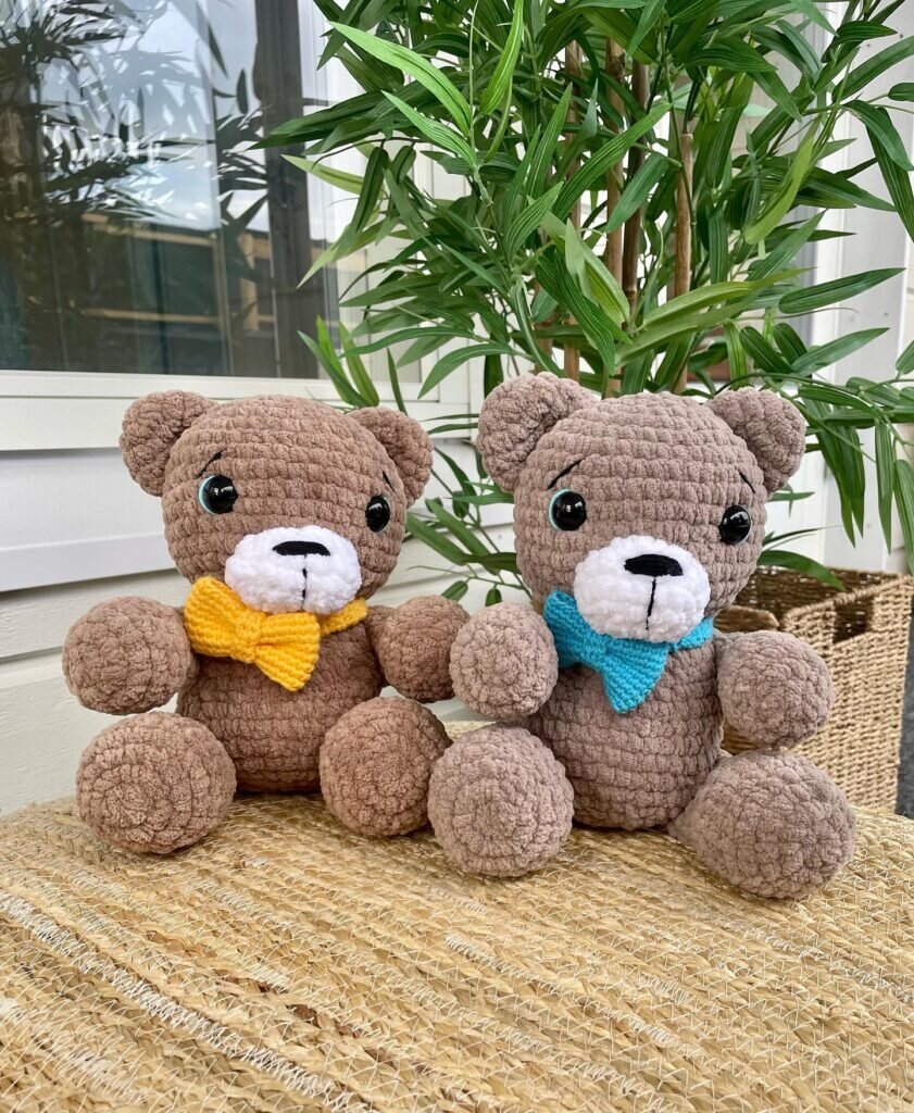 Knitting Toy Teddy Bear Free Crochet Pattern 8