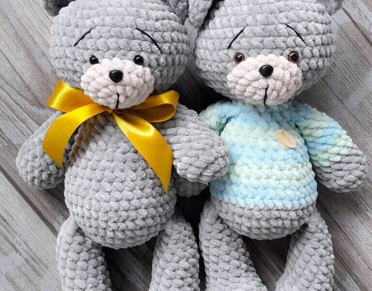 Knitting Toy Teddy Bear Free Crochet Pattern