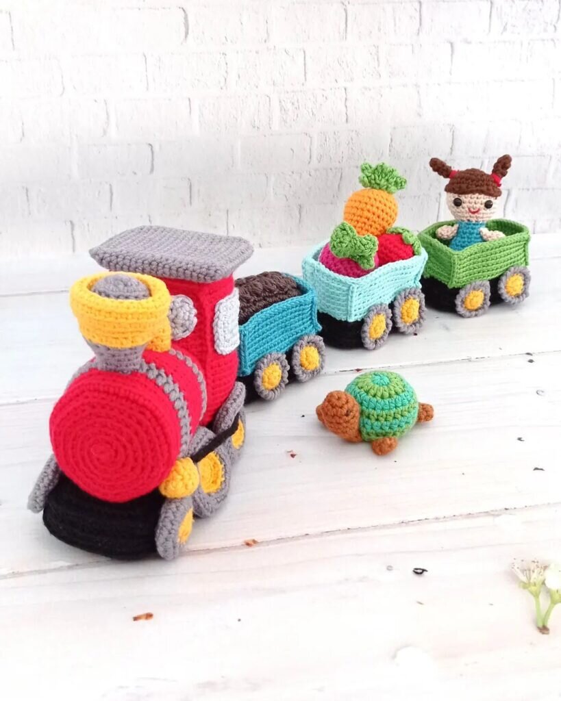 Knitting Toy Train Free Pattern 3