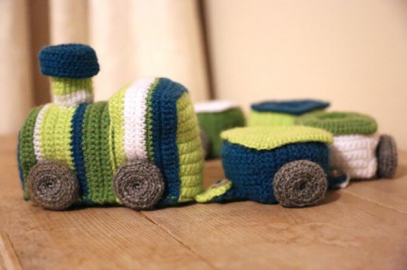 Knitting Toy Train Free Pattern