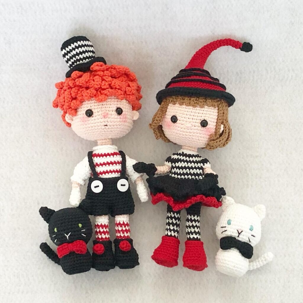 Knitting Witch Doll Amigurumi Free Pattern 1