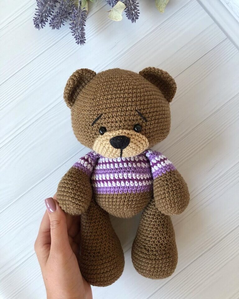 Making a Knitted Teddy Bear 5