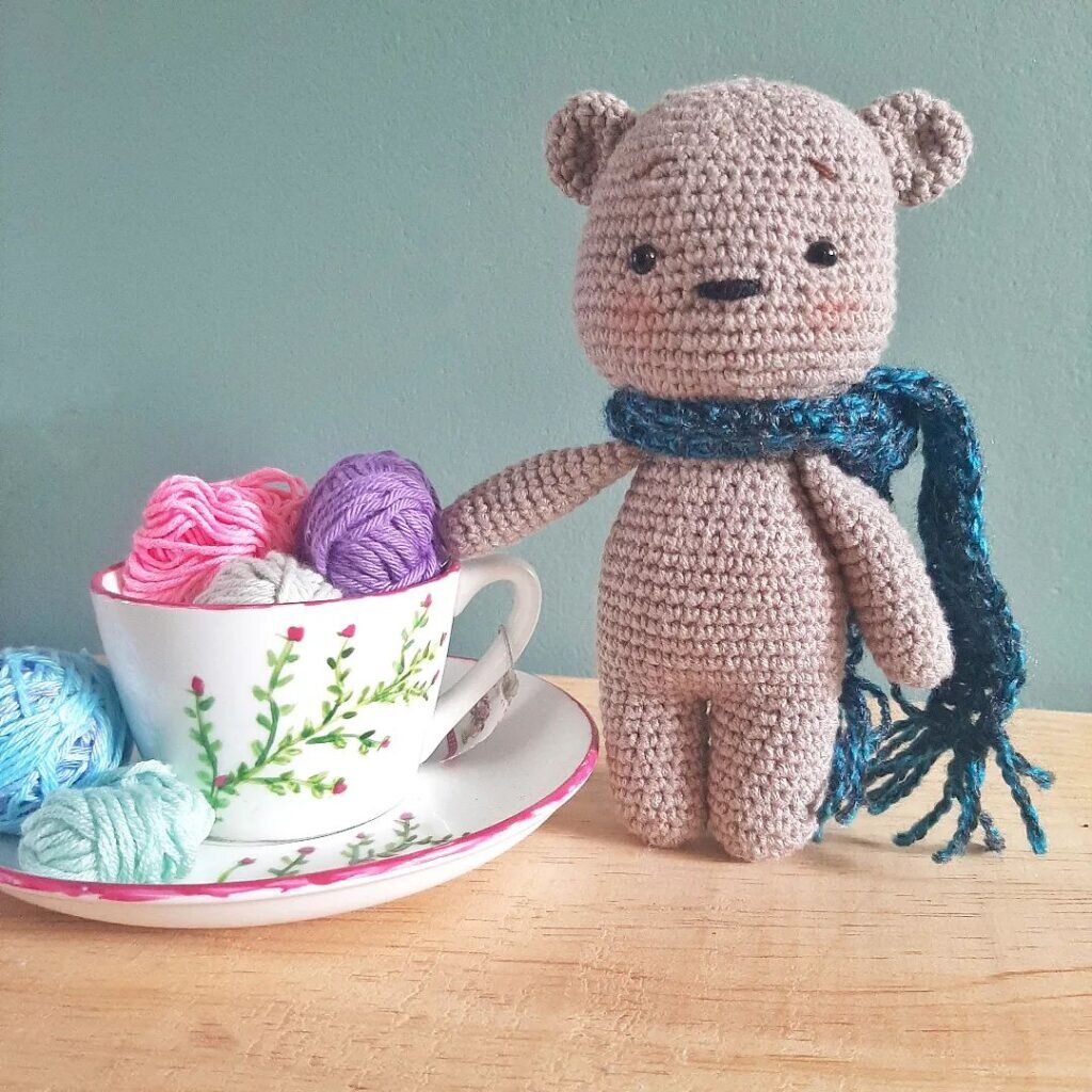 Mini Bear Amigurumi Free Pattern 4