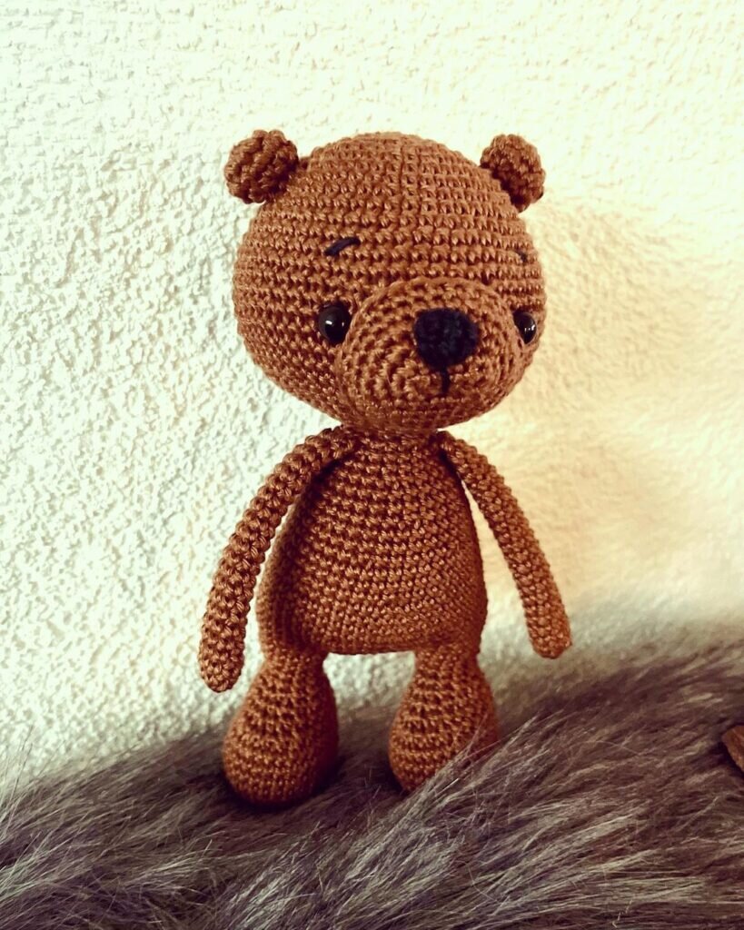 Mini Bear Amigurumi Free Pattern 5