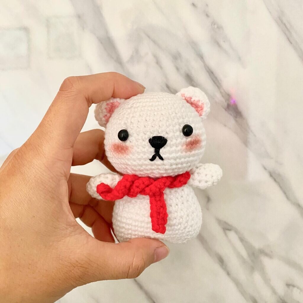 Mini Bear Amigurumi Free Pattern 6