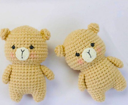 Mini Bear Amigurumi Free Pattern